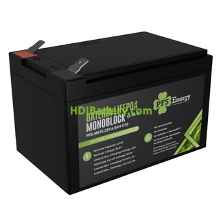 Batera de LiFePO4 PFS Energy 25.6V 4.5Ah | PFS-MK12-25V4.5Ah-C26